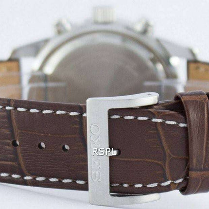 Seiko Quartz Alarm Chronograph Tachymeter SNAC09 SNAC09P1 SNAC09P Men's Watch