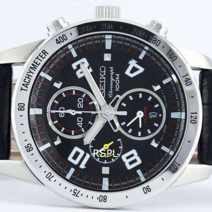 Seiko Quartz Alarm Chronograph Tachymeter SNAC13 SNAC13P1 SNAC13P Men's Watch