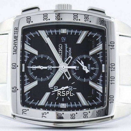Seiko Quartz Alarm Chronograph Tachymeter SNAC25 SNAC25P1 SNAC25P Men's Watch
