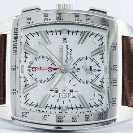 Seiko Quartz Alarm Chronograph Tachymeter SNAC27 SNAC27P1 SNAC27P Men's Watch
