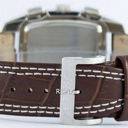 Seiko Quartz Alarm Chronograph Tachymeter SNAC27 SNAC27P1 SNAC27P Men's Watch