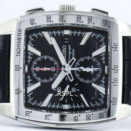 Seiko Quartz Alarm Chronograph Tachymeter SNAC29 SNAC29P1 SNAC29P Men's Watch