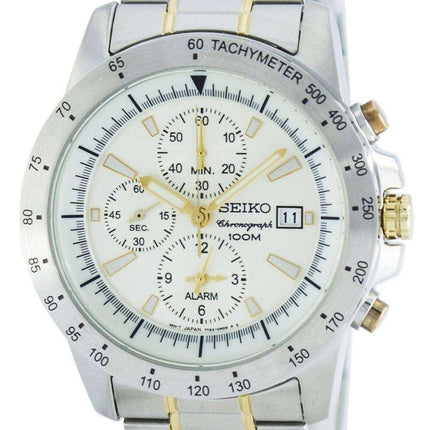 Seiko Quartz Alarm Chronograph Tachymeter SNAC51 SNAC51P1 SNAC51P Men's Watch