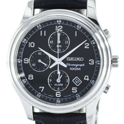 Seiko Quartz Alarm Chronograph SNAC79 SNAC79P1 SNAC79P Men's Watch
