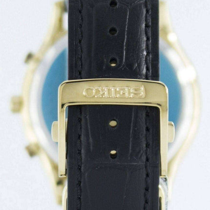 Seiko Quartz Alarm Chronograph SNAC80 SNAC80P1 SNAC80P Men's Watch