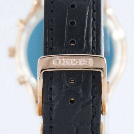 Seiko Quartz Alarm Chronograph SNAC82 SNAC82P1 SNAC82P Men's Watch