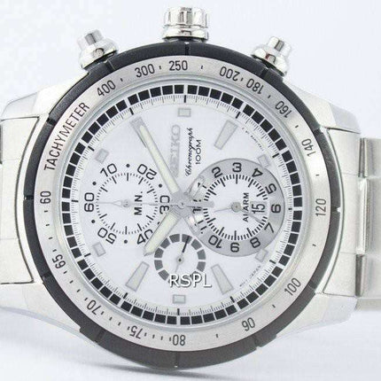 Seiko Quartz Alarm Chronograph Tachymeter SNAC83 SNAC83P1 SNAC83P Men's Watch