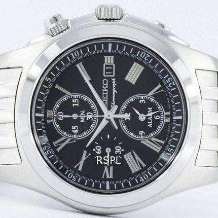 Seiko Quartz Alarm Chronograph SNAE31 SNAE31P1 SNAE31P Men's Watch