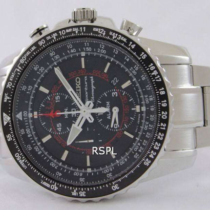 Seiko FLIGHTMASTER Sportura Pilot Chronograph SNAE99 SNAE99P1 SNAE99P Men's Watch