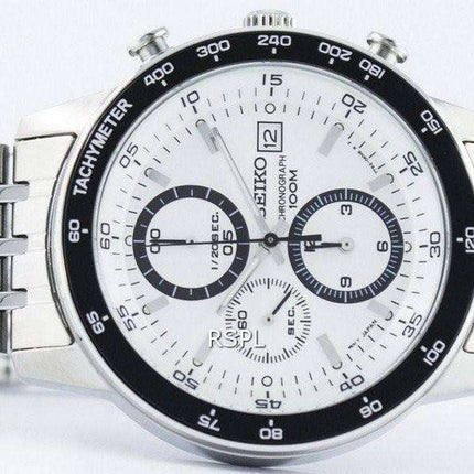 Seiko Quartz Chronograph Tachymeter SND717 SND717P1 SND717P Men's Watch