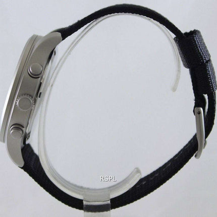 Seiko Quartz Chronograph Nylon Strap SNDA57P1 SNDA57P Men's Watch