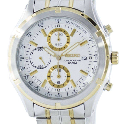 Seiko Quartz Chronograph Tachymeter SNDC38 SNDC38P1 SNDC38P Men's Watch