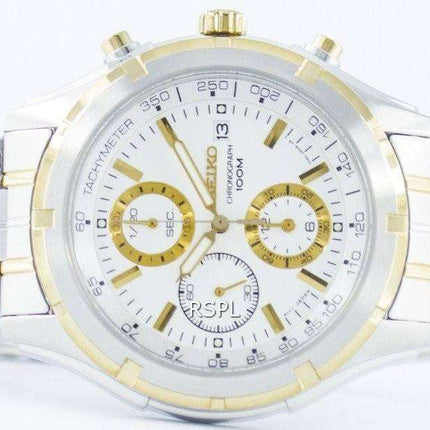 Seiko Quartz Chronograph Tachymeter SNDC38 SNDC38P1 SNDC38P Men's Watch