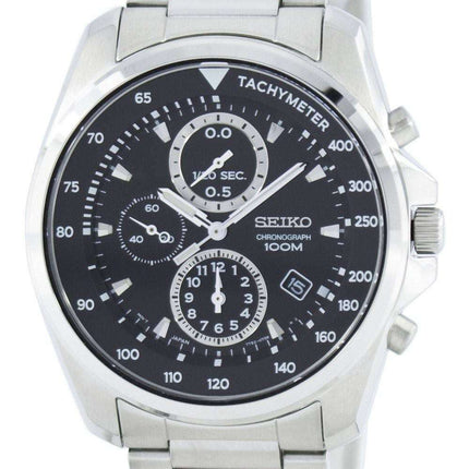 Seiko Quartz Chronograph Tachymeter SNDD63 SNDD63P1 SNDD63P Men's Watch