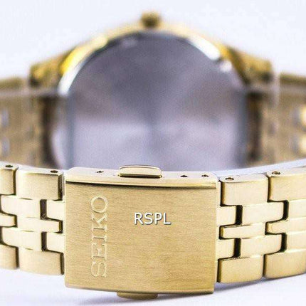Seiko Core Solar Gold Tone SNE036 SNE036P1 SNE036P Men's Watch