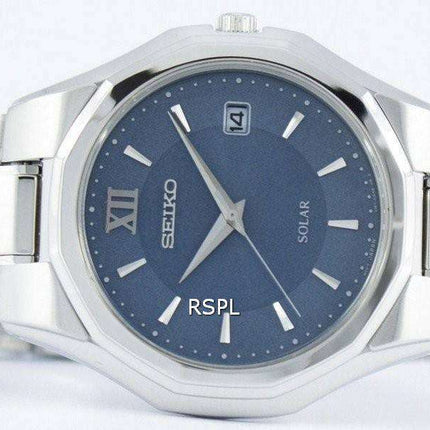 Seiko Solar SNE165 SNE165P1 SNE165P Men's Watch