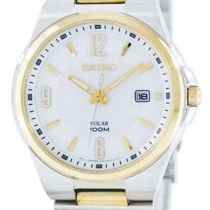 Seiko Solar SNE210 SNE210P1 SNE210P Men's Watch