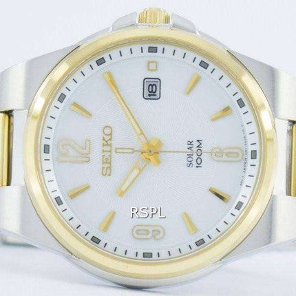 Seiko Solar SNE210 SNE210P1 SNE210P Men's Watch