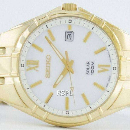 Seiko Solar SNE218 SNE218P1 SNE218P Men's Watch