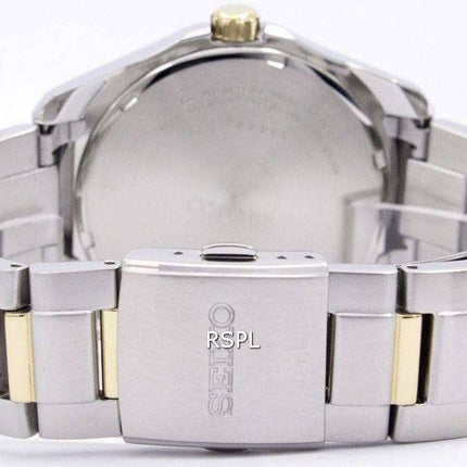 Seiko Solar Two Tone Power Reserve SNE394P1 SNE394P SNE394 Men's Watch