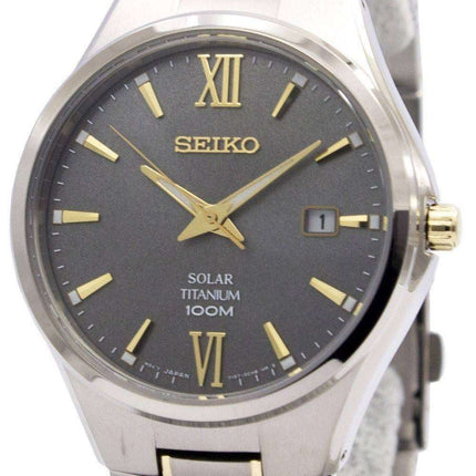 Seiko Solar Titanium Power Reserve SNE409P1 SNE409P SNE409 Men's Watch