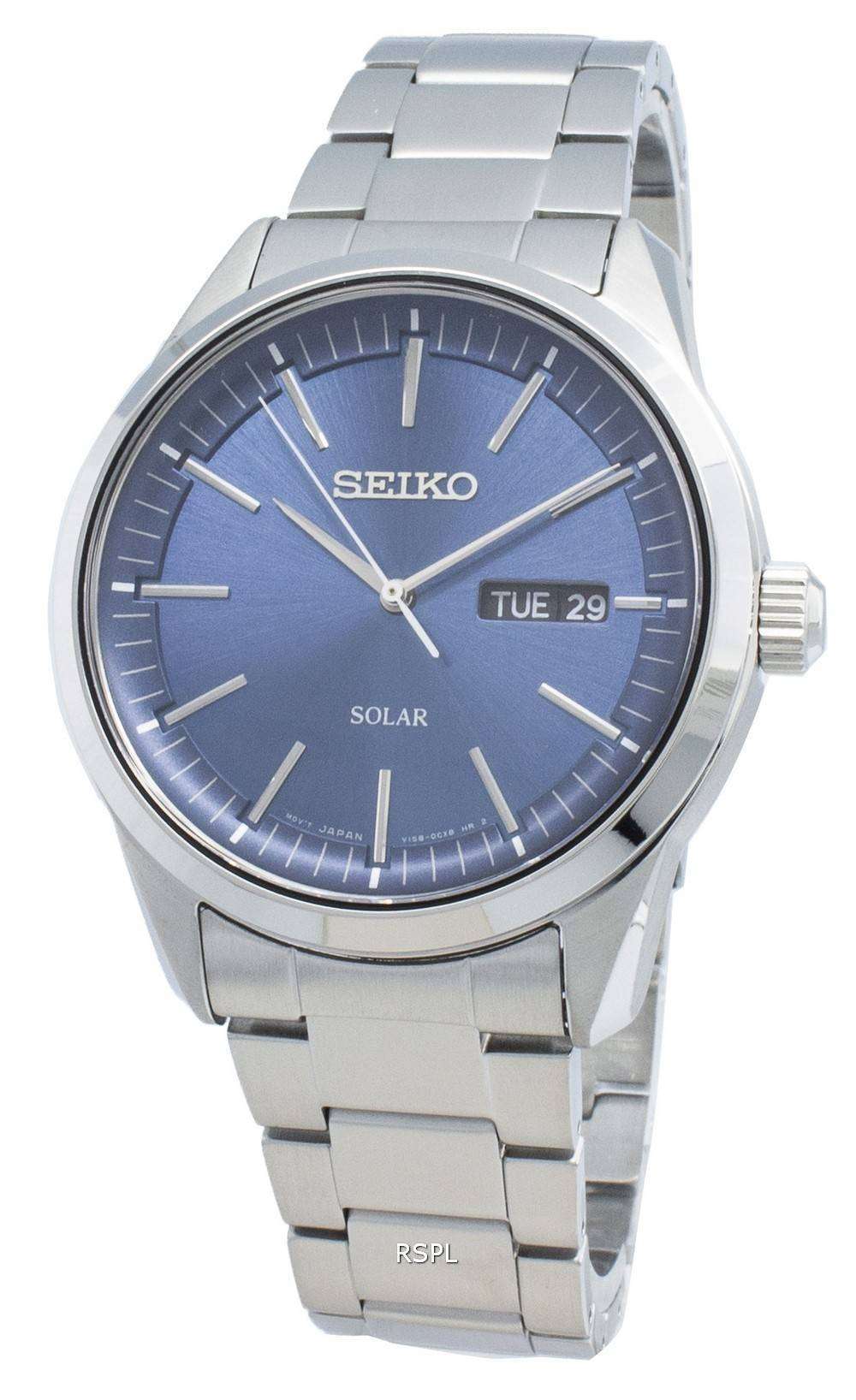 Seiko Conceptual SNE525P SNE525P1 SNE525 Analog Solar Men's Watch