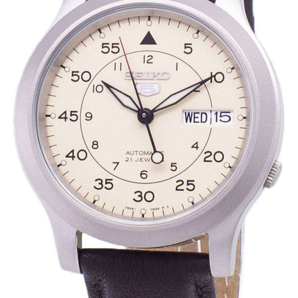 Seiko 5 Military SNK803K2-SS4 Automatic Brown Leather Strap Men's Watch