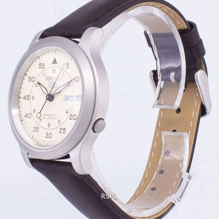 Seiko 5 Military SNK803K2-SS4 Automatic Brown Leather Strap Men's Watch
