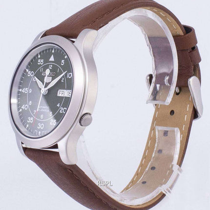 Seiko 5 Military SNK805K2-SS5 Automatic Brown Leather Strap Men's Watch