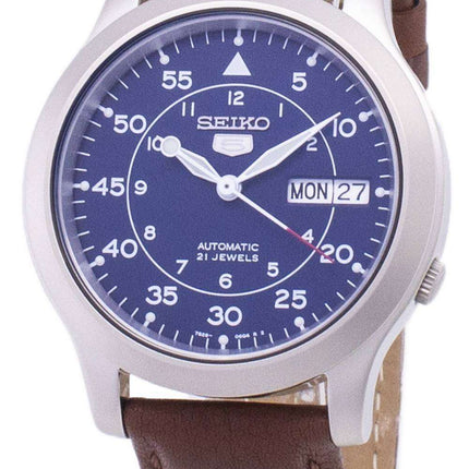 Seiko 5 Military SNK807K2-SS5 Automatic Brown Leather Strap Men's Watch
