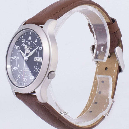 Seiko 5 Military SNK807K2-SS5 Automatic Brown Leather Strap Men's Watch