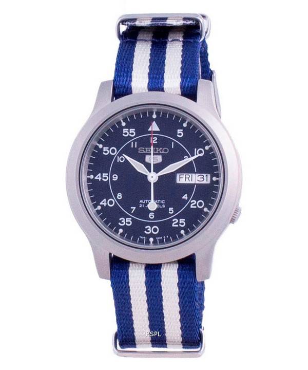 Seiko 5 Military SNK807K2-var-NATOS17 Automatic Nylon Strap Men's Watch