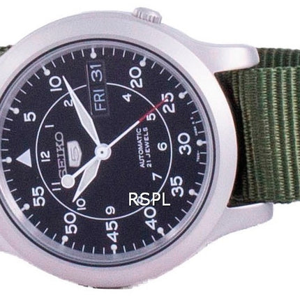 Seiko 5 Military SNK809K2-var-NATOS12 Automatic Nylon Strap Men's Watch