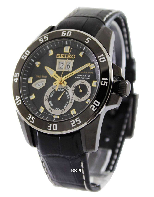 Refurbished Seiko Sportura Kinetic Perpetual SNP089 SNP089P1 SNP089P Men's Watch