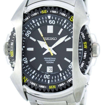 Seiko Quartz Perpetual Calendar SNQ089 SNQ089P1 SNQ089P Men's Watch
