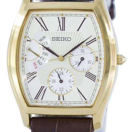 Seiko Retrograde Quartz SNT018 SNT018P1 SNT018P Men's Watch