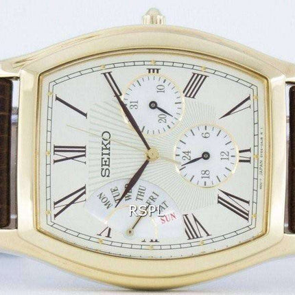 Seiko Retrograde Quartz SNT018 SNT018P1 SNT018P Men's Watch