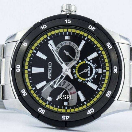 Seiko Retrograde Quartz SNT023 SNT023P1 SNT023P Men's Watch