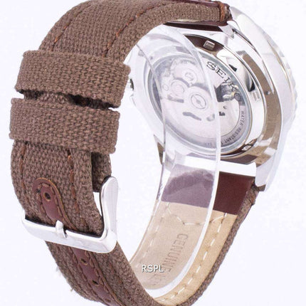Seiko 5 Sports Automatic Canvas Strap SNZF15K1-NS1 Men's Watch