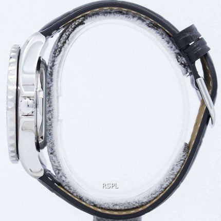 Seiko 5 Sports Automatic 23 Jewels Ratio Black Leather SNZF17J1-LS6 Men's Watch