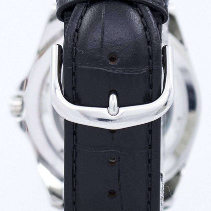 Seiko 5 Sports Automatic 23 Jewels Ratio Black Leather SNZF17J1-LS6 Men's Watch
