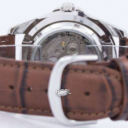 Seiko 5 Sports Automatic 23 Jewels Ratio Brown Leather SNZF17J1-LS7 Men's Watch