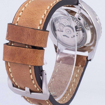 Seiko 5 Sports SNZF17K1-LS17 Automatic Brown Leather Strap Men's Watch