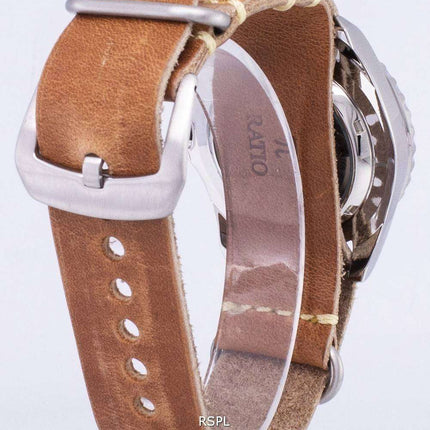 Seiko 5 Sports SNZF17K1-LS18 Automatic Brown Leather Strap Men's Watch