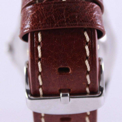Seiko 5 Sports Automatic Ratio Brown Leather SNZF17K1-LS1 Mens Watch