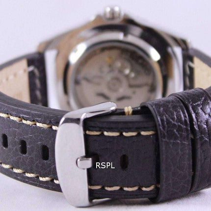 Seiko 5 Sports Automatic Ratio Black Leather SNZF17K1-LS2 Men's Watch