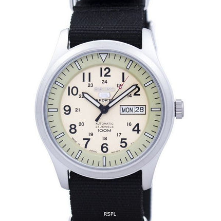 Seiko 5 Sports Military Automatic Japan Made NATO Strap SNZG07J1-NATO4 Men's Watch