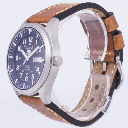 Seiko 5 Sports SNZG11J1-LS17 Automatic Brown Leather Strap Men's Watch