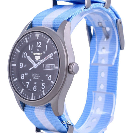 Seiko 5 Sports Automatic Polyester SNZG15J1-var-NATO24 100M Mens Watch
