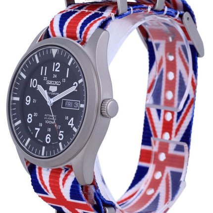 Seiko 5 Sports Automatic Polyester SNZG15J1-var-NATO28 100M Mens Watch